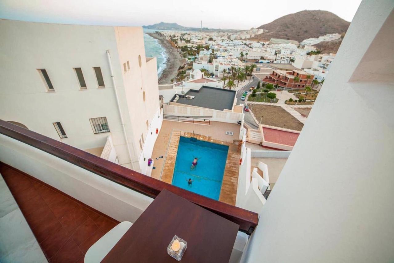 Coqueto Apartamento Con Vistas Al Mar Y Piscina Карбонерас Екстериор снимка